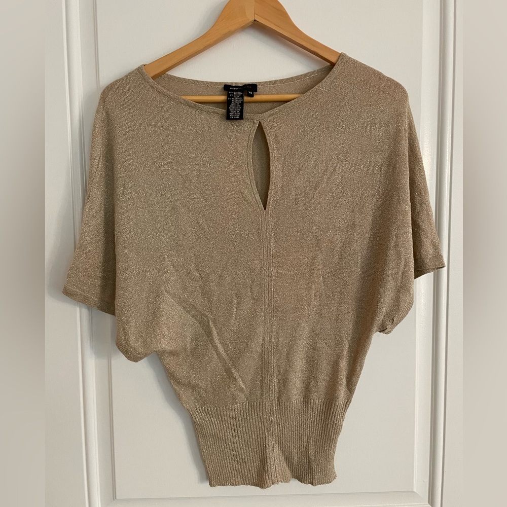 BCBG Elegant Gold Women's Top